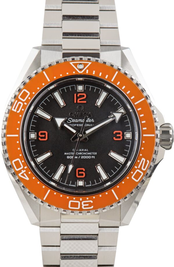 Pre-Owned Omega Seamaster Planet Ocean 600M Orange Timing Bezel