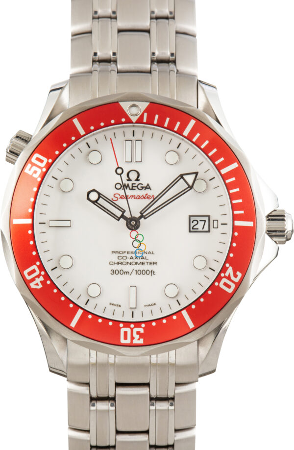 Pre-Owned Omega Specialities Olympic Collection Vancouver 2010 White Dial