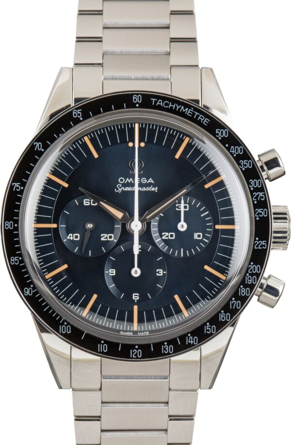 Pre-Owned Omega Speedmaster First Omega in Space Blue Dial