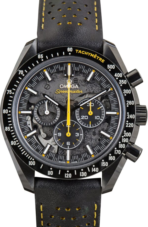Pre-Owned Black Ceramic Omega Speedmaster Apollo 8 Dark Side of the Moon
