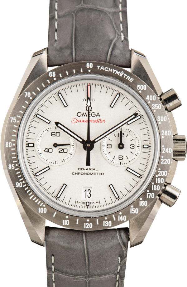 Used Platinum Dial Omega Speedmaster Grey Side of the Moon