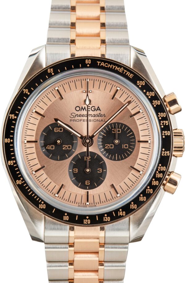 Used Omega Speedmaster Stainless Steel & Sedna Gold
