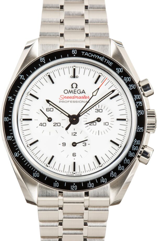 Pre-Owned Omega Speedmaster Moonwatch Professional White Dial