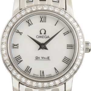 Pre-Owned Omega De Ville Mother of Pearl Dial