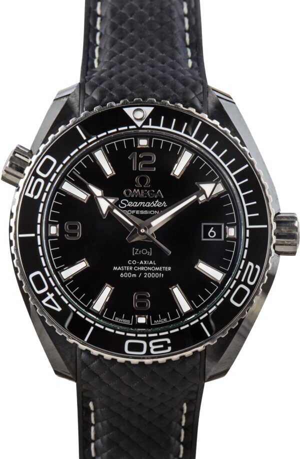 Pre-Owned Black Ceramic Omega Seamaster Planet Ocean 600M