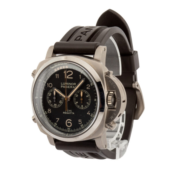 Pre-Owned Panerai Luminor Ref PAM00652 Black Chronograph Dial
