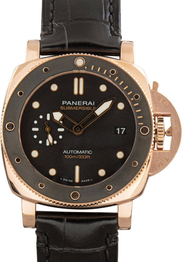 Pre-Owned Panerai Luminor Submersible Ref PAM00974 Goldtech