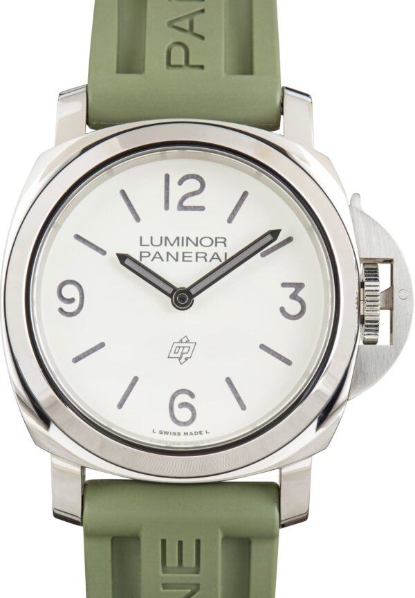 Pre-Owned Panerai Luminor Base Logo Ref PAM01087 White Dial