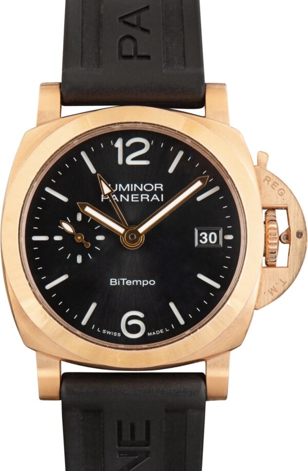 Pre-Owned Panerai Luminor GMT PAM01641 Goldtech