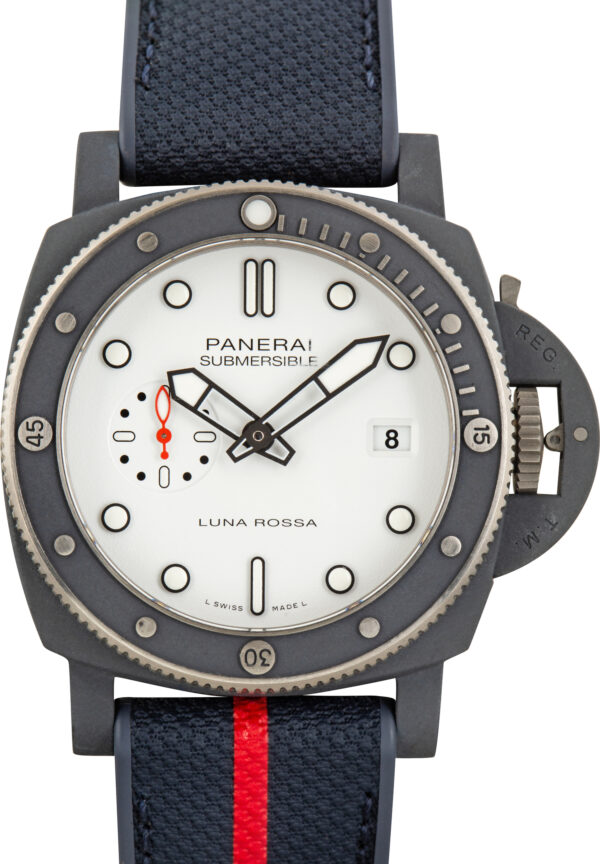 Pre-Owned Panerai Submersible Luna Rossa PAM01543 Ti-Ceramitech