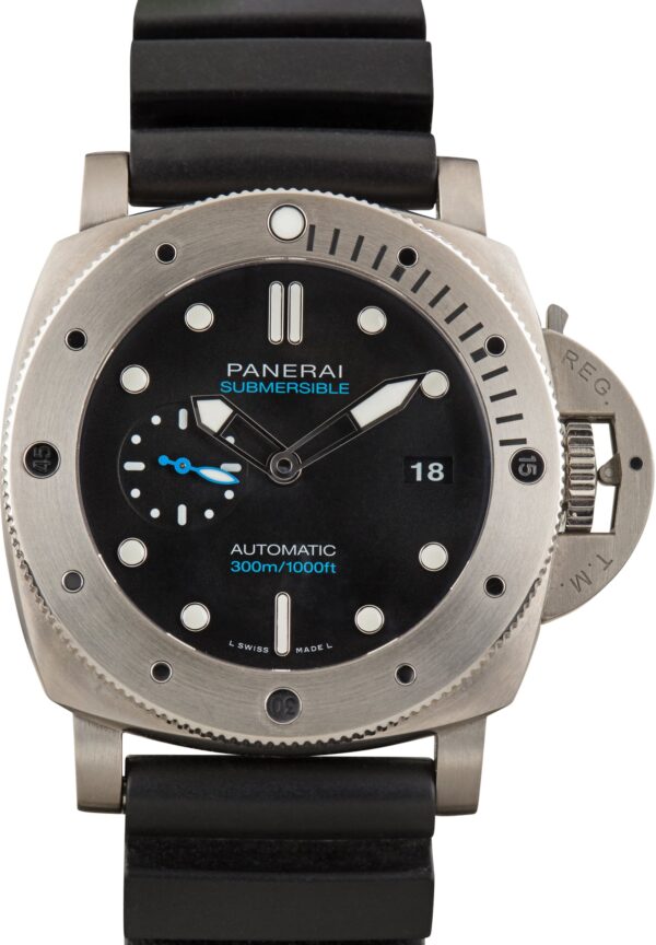 Pre-Owned Panerai Submersible Ref PAM02305 Titanium
