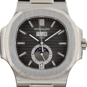 Pre-Owned Patek Philippe Nautilus Ref 5726A Charcoal Gray Dial