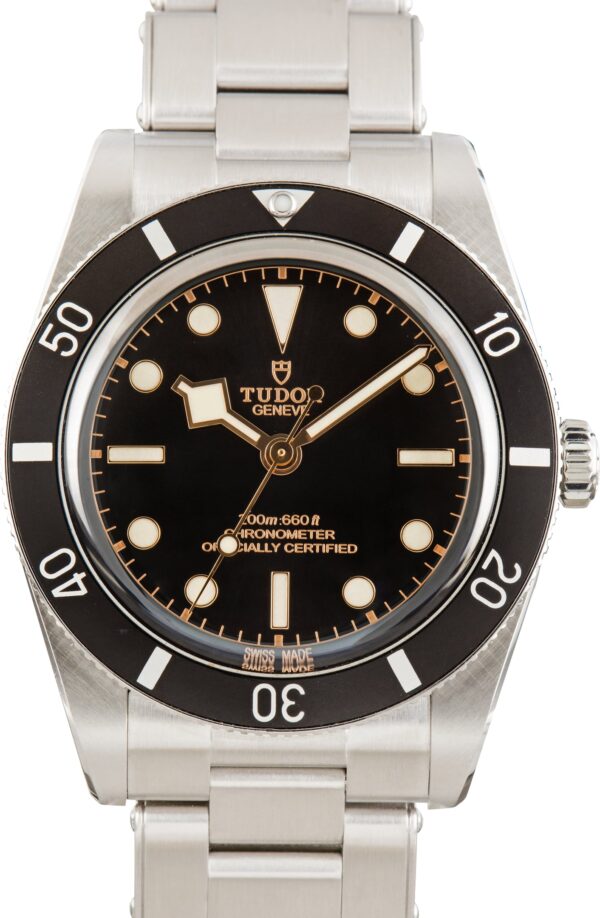 Pre-Owned Steel Tudor Black Bay 54 ref 79000N Black Dial & Bezel