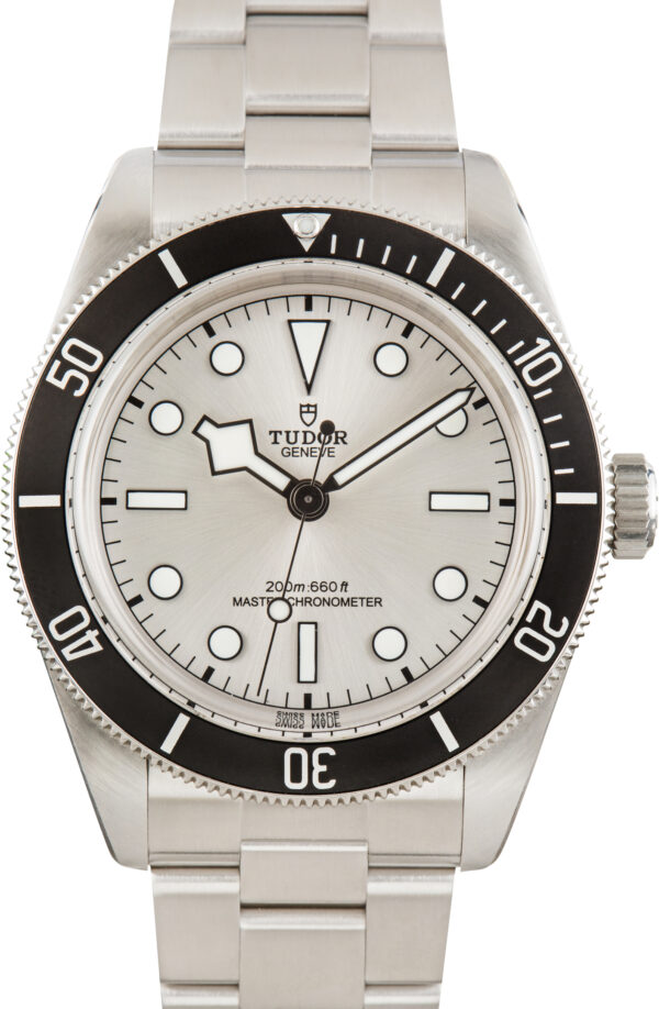 Pre-Owned Stainless Steel Tudor Black Bay 68 Silver Dial