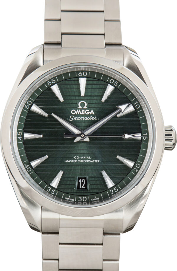 Pre-Owned Omega Seamaster Steel Aqua Terra 150M Green Dial