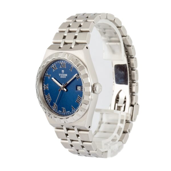 Pre-Owned Stainless Steel Tudor Royal Blue Dial Ref 28500