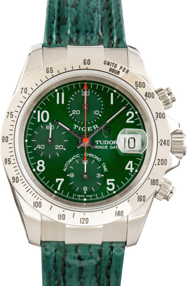 Pre-Owned Tudor Tiger Ref 79280 Green Dial