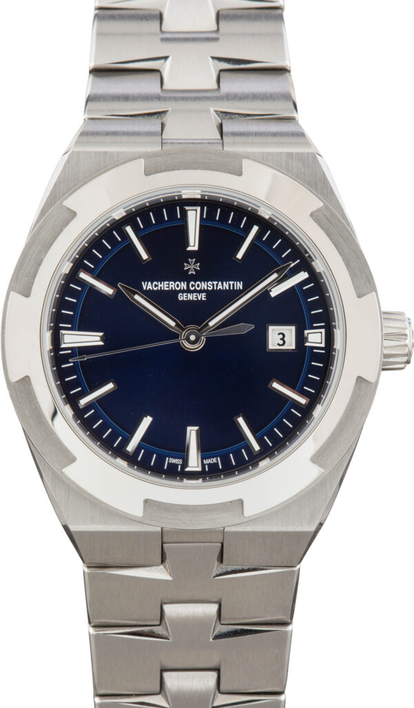 Pre-Owned Vacheron Constantin Overseas 4600V/200A-B980 Blue Dial